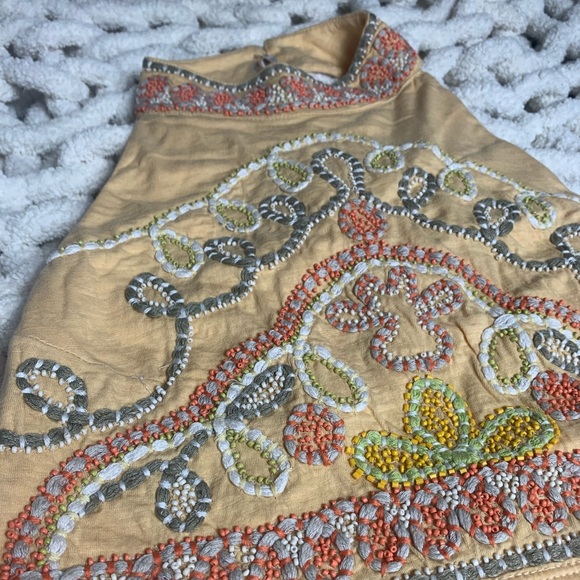 Free People GOA Tank/Crop Top Yellow - Picture 4 of 10